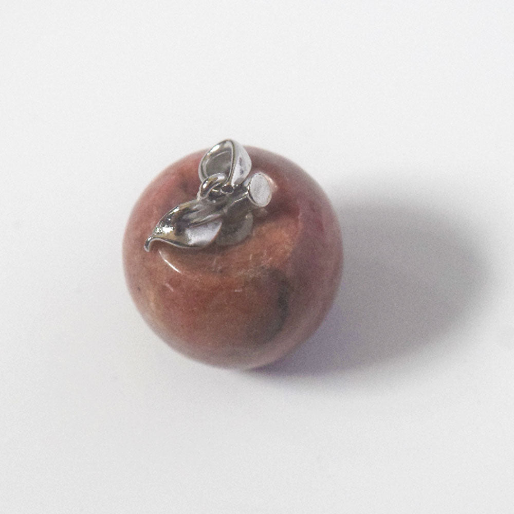 fashion natural gem stone crystal amethyst tiger eye lapis rose fruit apple charm pendant necklace women necklaces jewelry