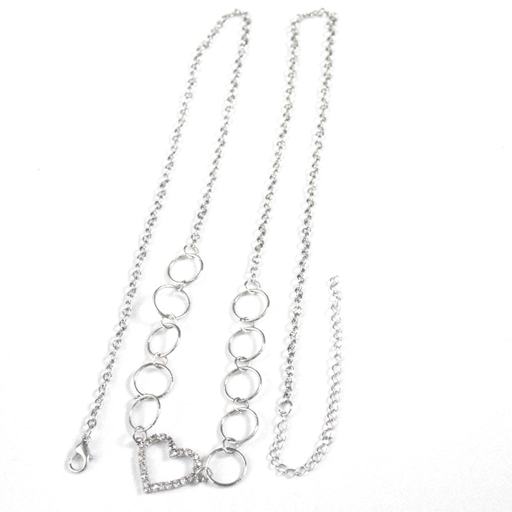 women body sexy shorts bikini metal alloy heart charm rhinestone beads belt belly waist chain 75+10cm body jewelry