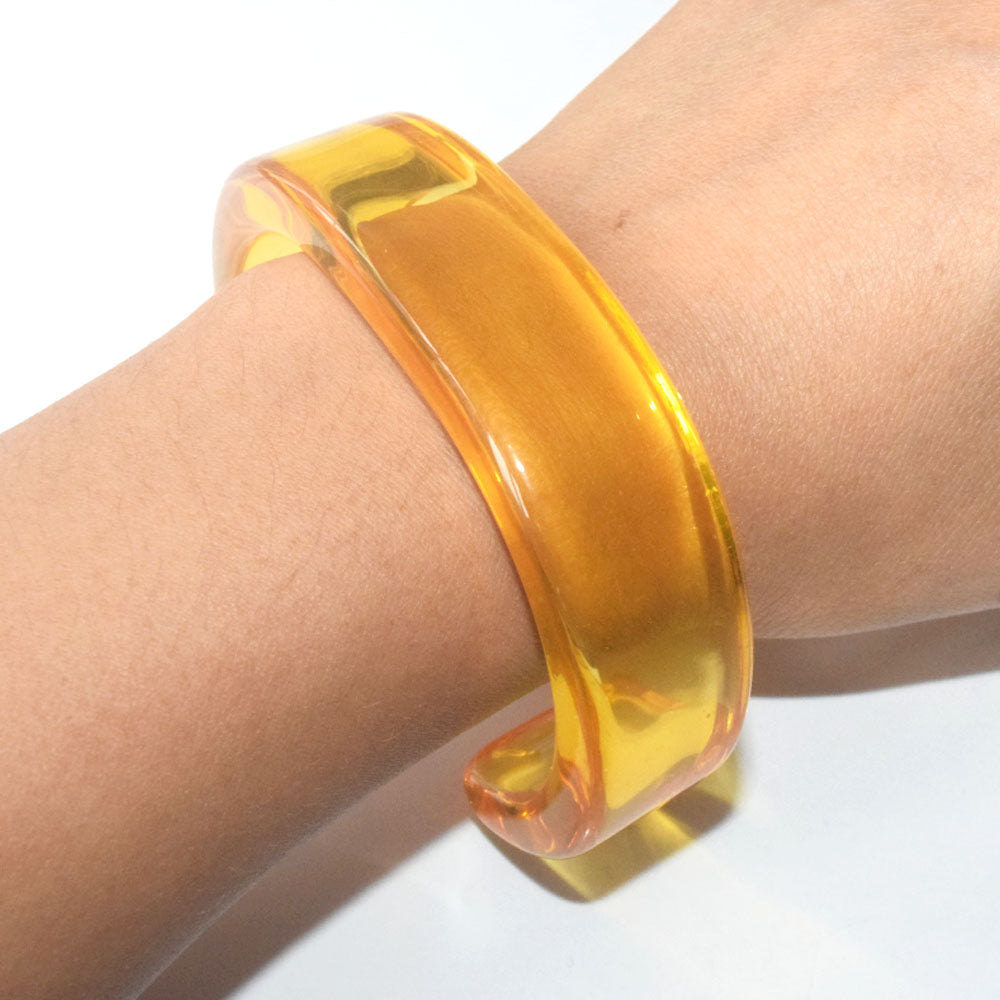 fashion epoxy acetate acrylic plastic resin open cuff bangle bracelet cuffs jewelry for women mix colors