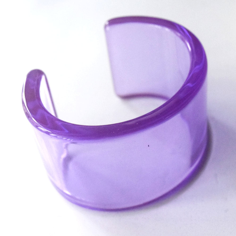 fashion epoxy acetate acrylic plastic resin open cuff bangle bracelet cuffs jewelry for women