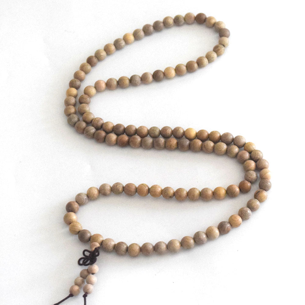 Unisex Natural Wood Meditation Rosary Wenge108 mala prayer beads Buddhist wooden bead Necklace Bracelet men women jewelry