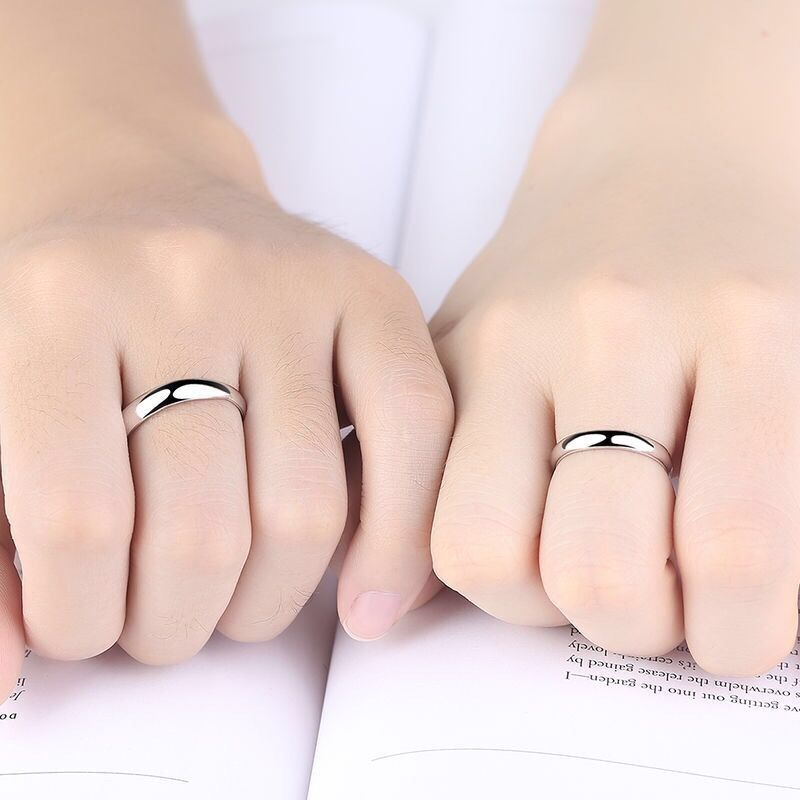 wholesale fashion copper alloy open cuff couple wedding finger ring jewelry rings adjustable blank China Manufacturer Supplier