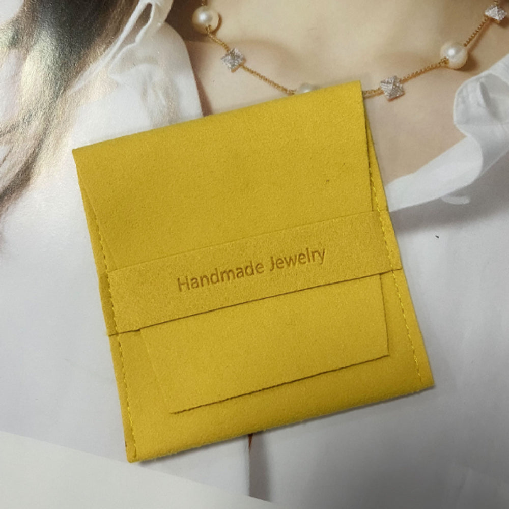 Wholesale bulk antique Luxury 8x8cm small black Suede velvet Microfiber handmade Jewelry Travel pouch Bags Custom Logo organizer