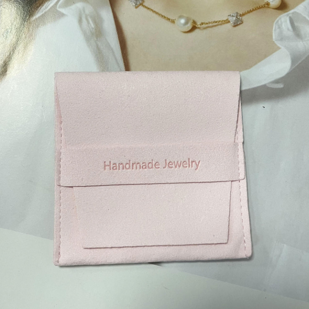Wholesale bulk antique Luxury 8x8cm small black Suede velvet Microfiber handmade Jewelry Travel pouch Bags Custom Logo organizer