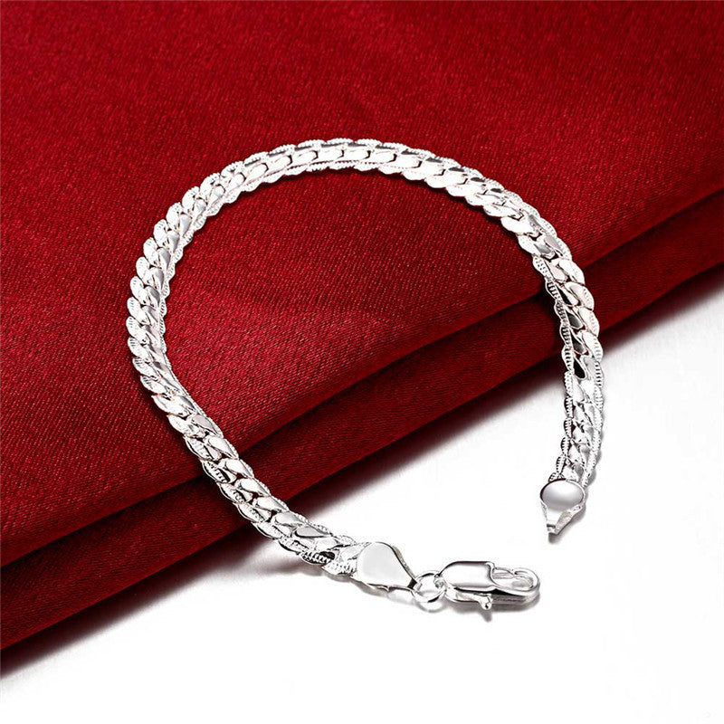 high quality triangle snake side rope chain necklace stainless steel gold plated jewelry men 4 5 7 8mm wide 20 inches 22 inches