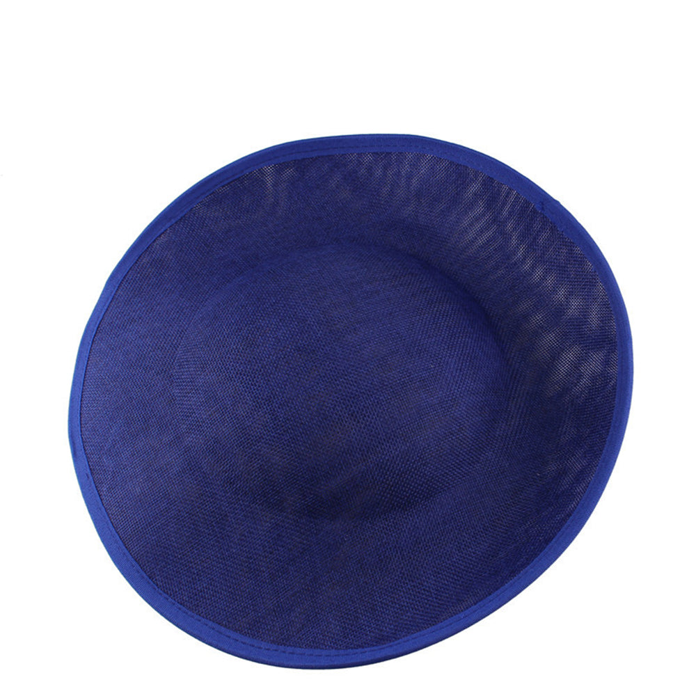 wholesale 30cm extra large blue white beige red church derby fascinator sinamay hat base millinery supplies