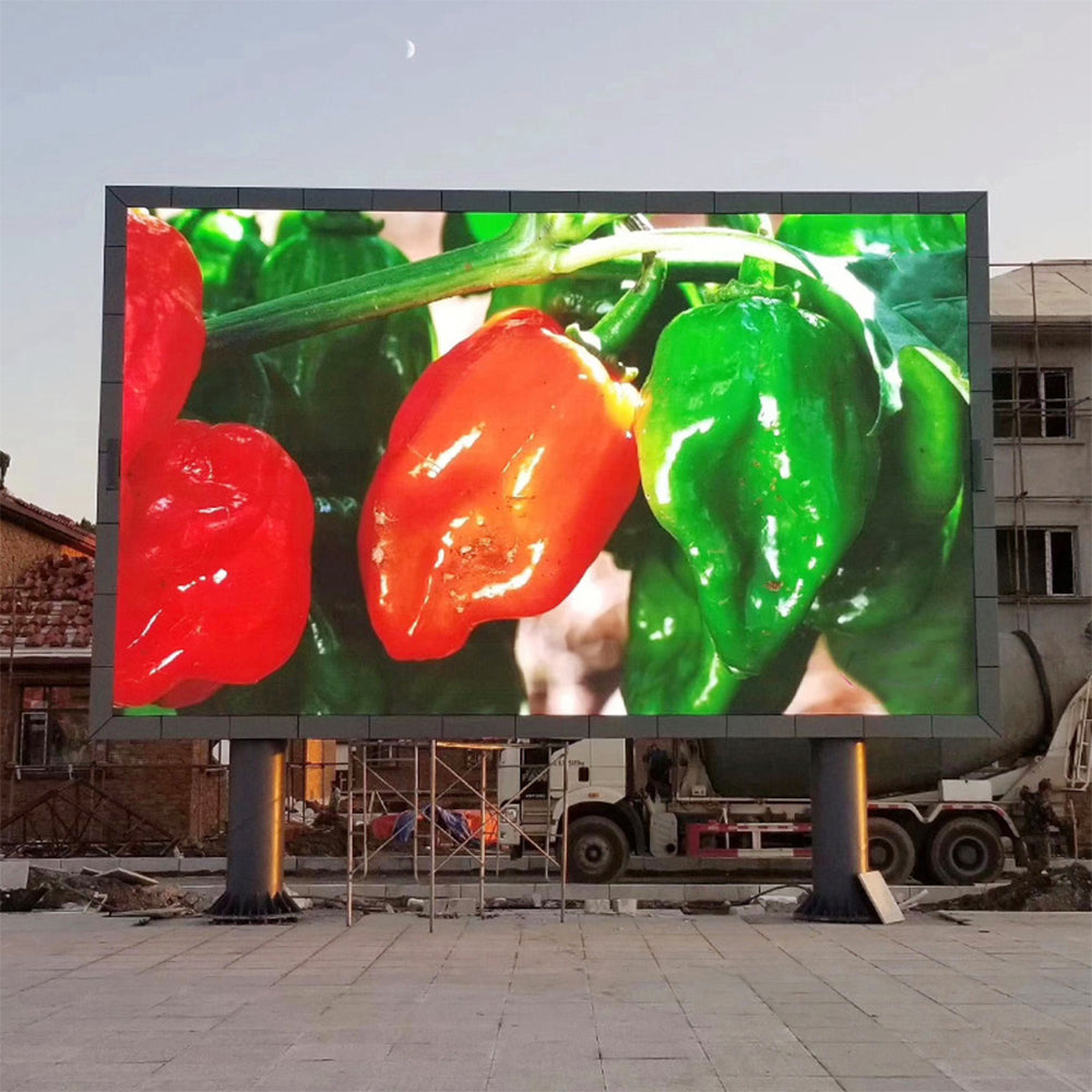 custom easy install big extendable outdoor building porch decorative interactive screen panel screened advertising display p3.9