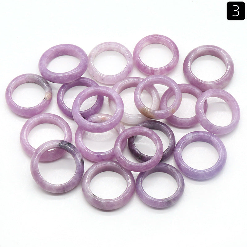 antique natural raw pink rose quartz tiger eye crystal black stone finger ring jewelry random sizes women rings jewelry bulk