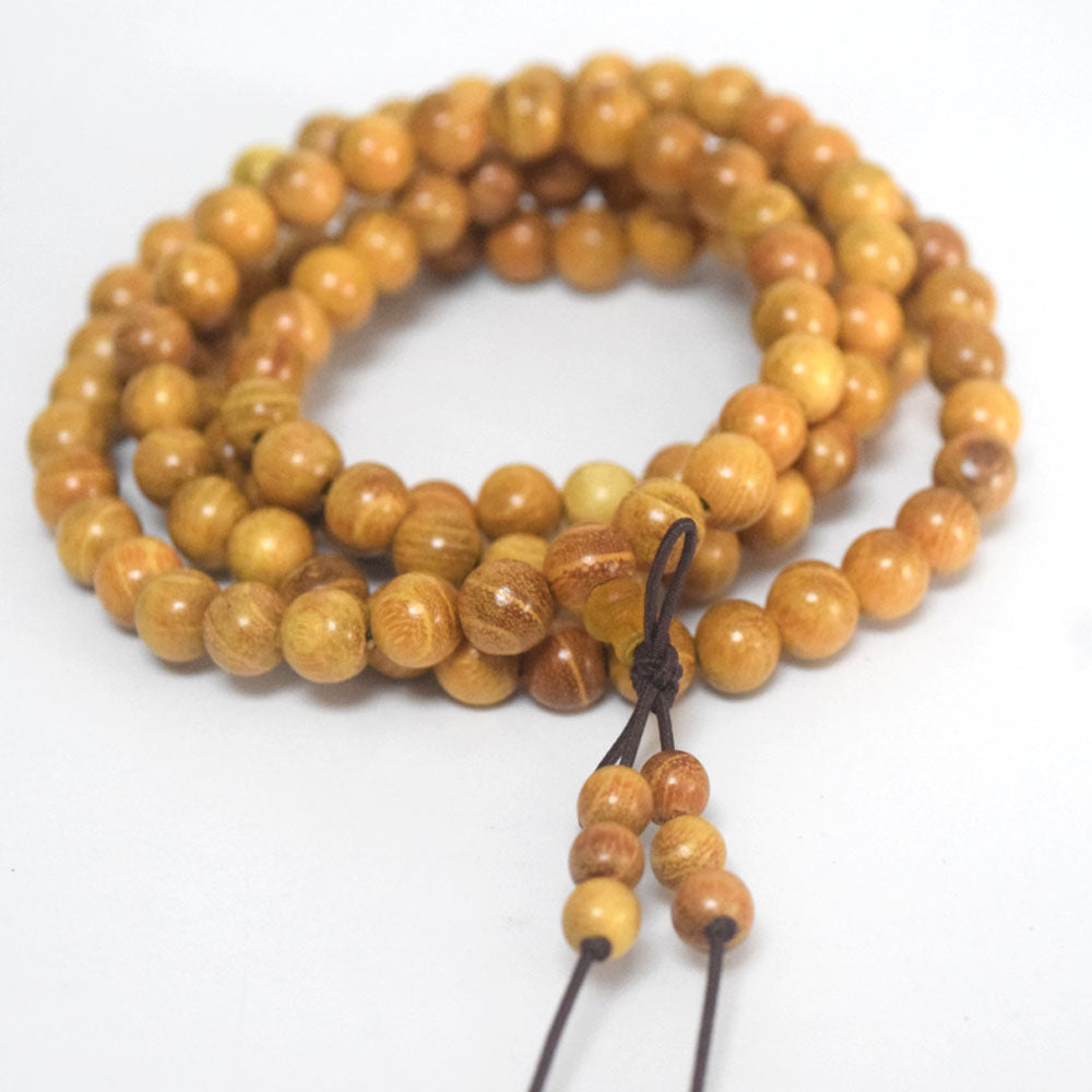 Unisex Natural Wood Meditation Rosary Wenge108 mala prayer beads Buddhist wooden bead Necklace Bracelet men women jewelry