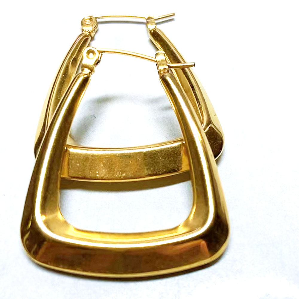 women made by high polished stainless steel 316 earrings earring jewelry geometric dangle tarnish free