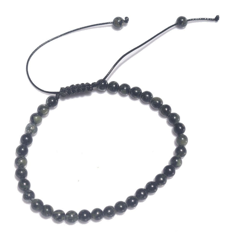 handmade fashion adjustable rich natural stone beads beaded 4mm stackable women and men hand bracelet jewelry bracelets