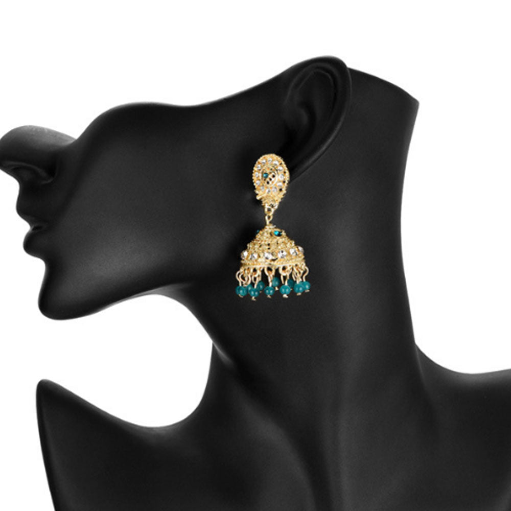 earrings indian style jhumka hanging traditional jewelry for women