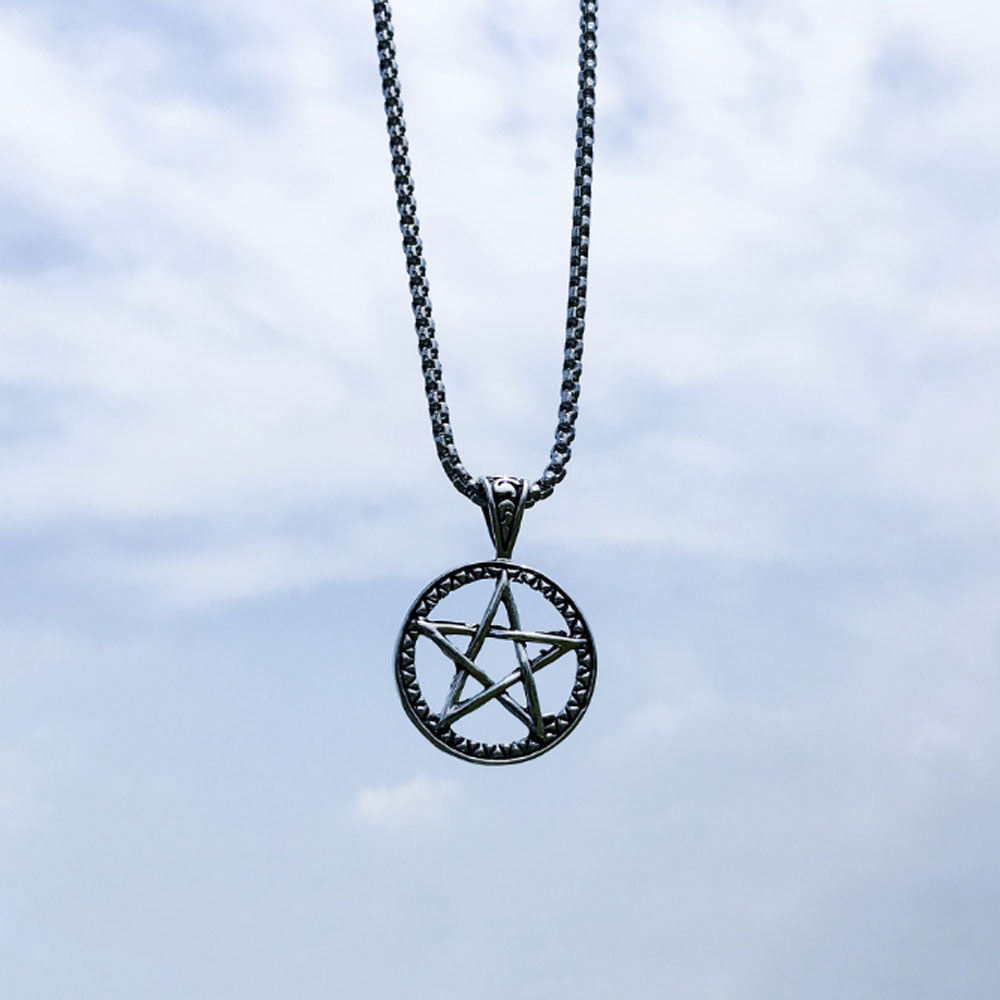 goth brass alloy angle wing gun robert cross dollar tree of life charm pendant necklace stainless steel chain jewelry