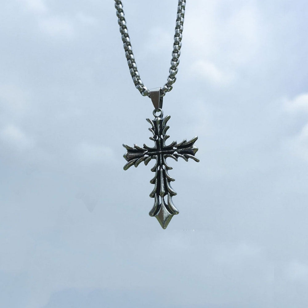 goth brass alloy angle wing gun robert cross dollar tree of life charm pendant necklace stainless steel chain jewelry