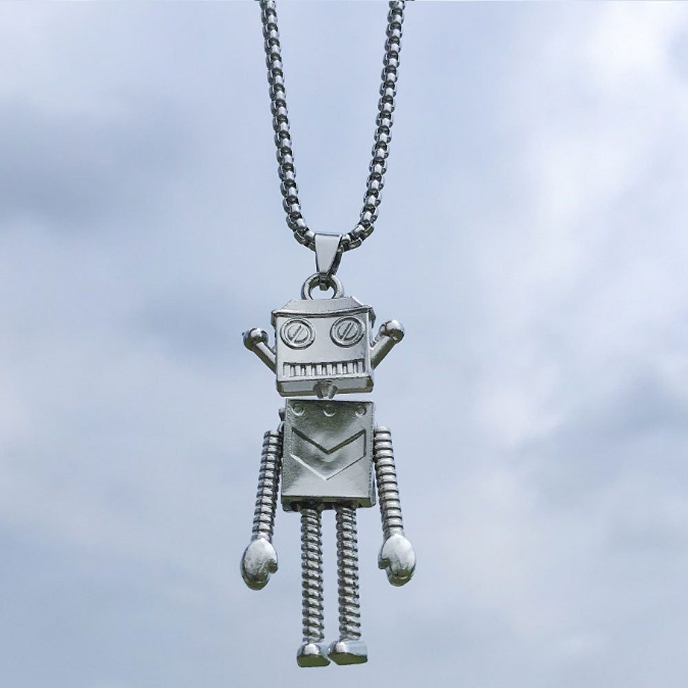 goth brass alloy angle wing gun robert cross dollar tree of life charm pendant necklace stainless steel chain jewelry