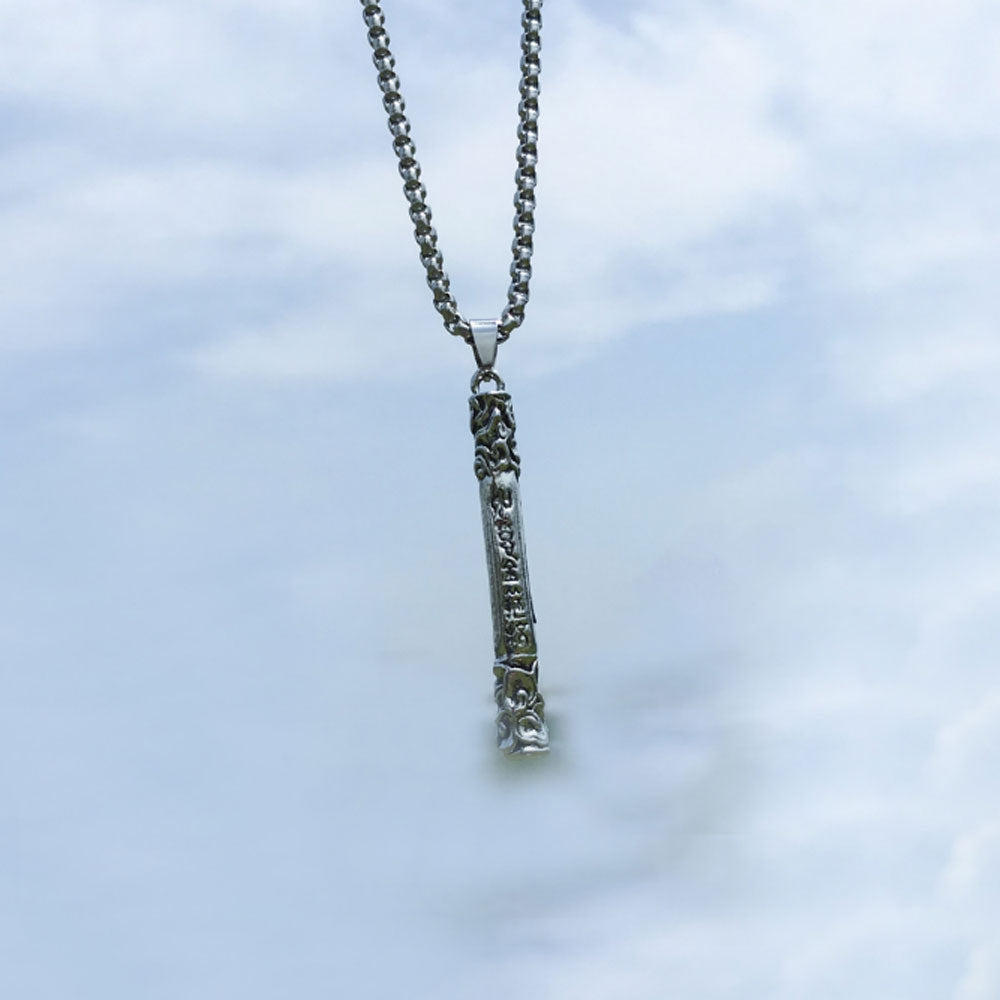 goth brass alloy angle wing gun robert cross dollar tree of life charm pendant necklace stainless steel chain jewelry