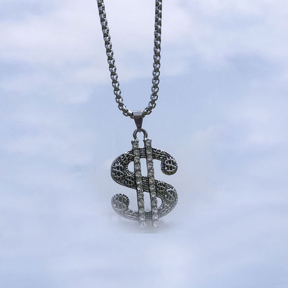 goth brass alloy angle wing gun robert cross dollar tree of life charm pendant necklace stainless steel chain jewelry