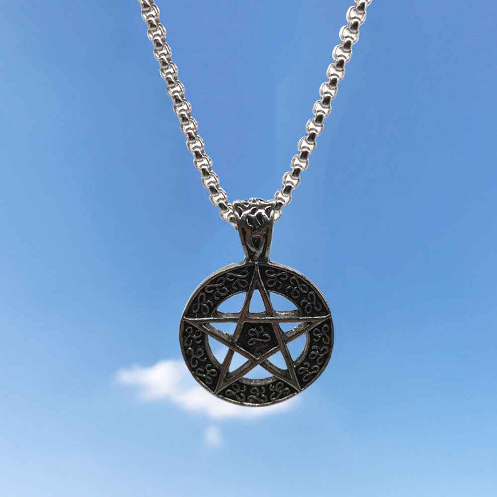 goth brass alloy angle wing gun robert cross dollar tree of life charm pendant necklace stainless steel chain jewelry