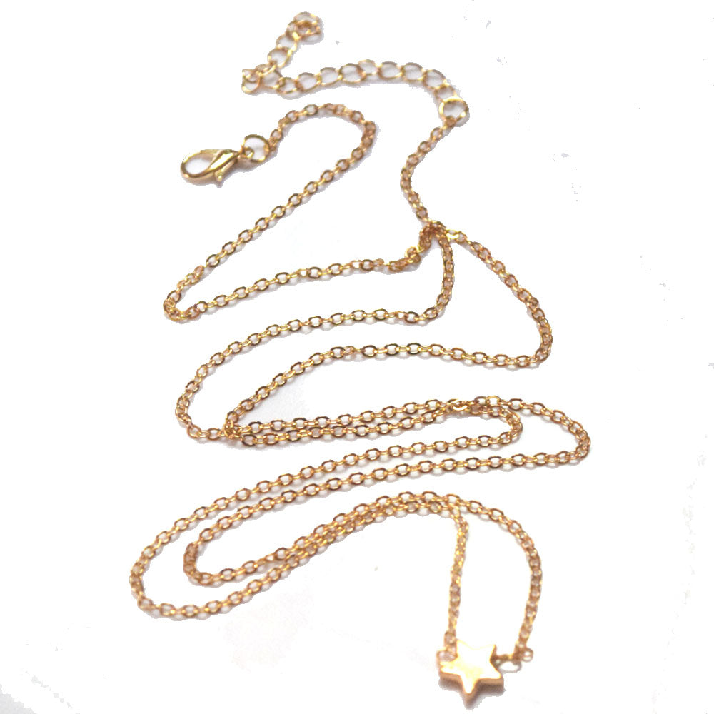 wholesale body jewelry sex belly chain alloy little star charm gold and silver colors 80cm long