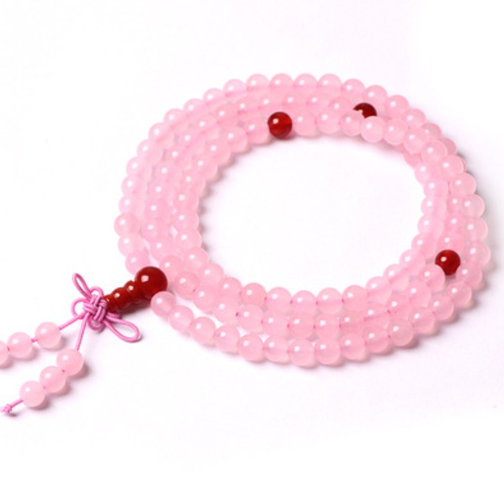 multi natural energy healing 6mm rose quartz green black mstones meditation 108 mala beads prayer bracelet necklace jewelry
