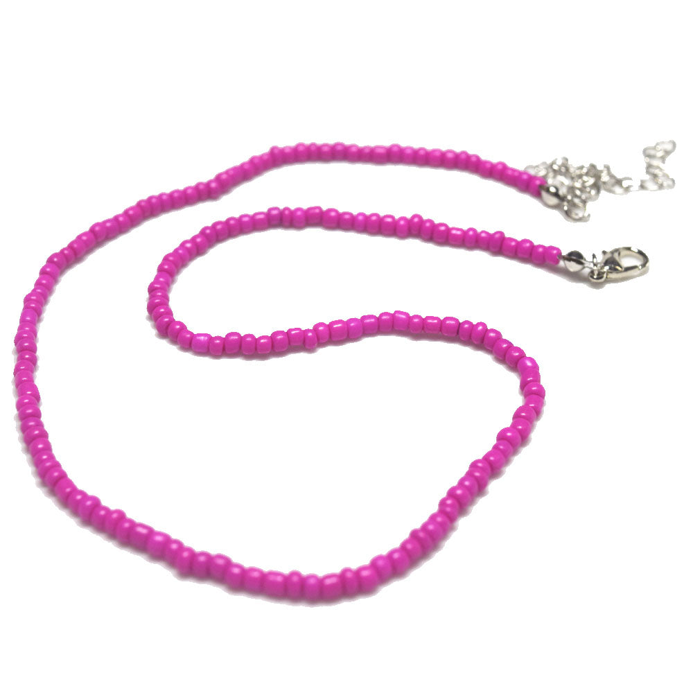 popular handmade summer hawaii colorful boho shot glass bead choker necklace rich colors women friendship necklace jewelry