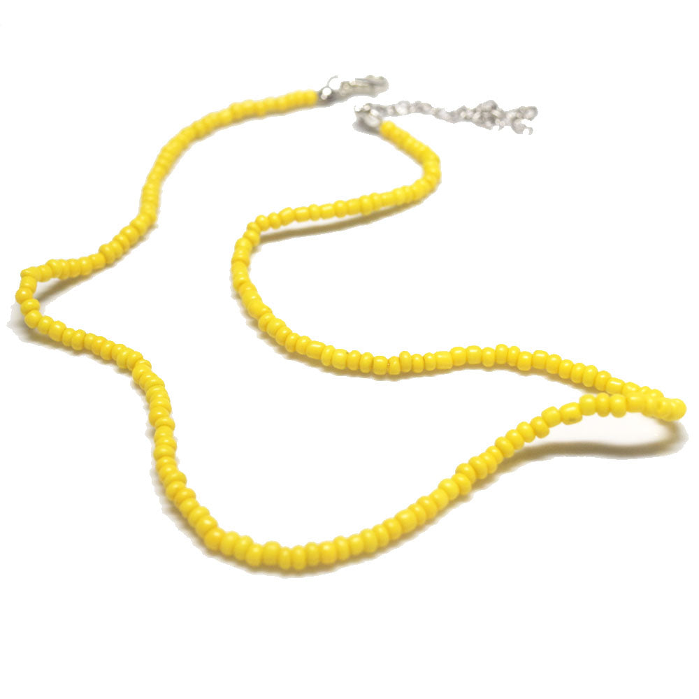 popular handmade summer hawaii colorful boho shot glass bead choker necklace rich colors women friendship necklace jewelry