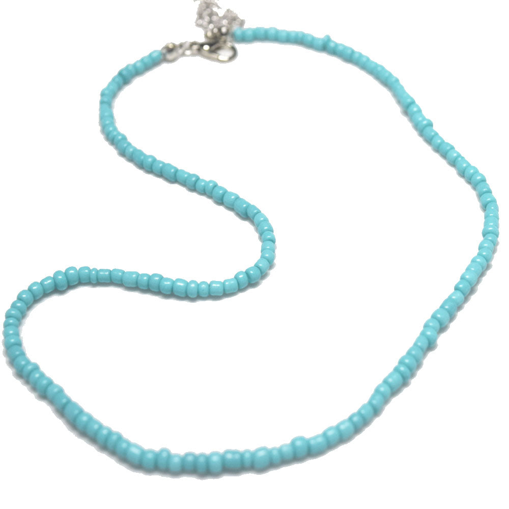 popular handmade summer hawaii colorful boho shot glass bead choker necklace rich colors women friendship necklace jewelry
