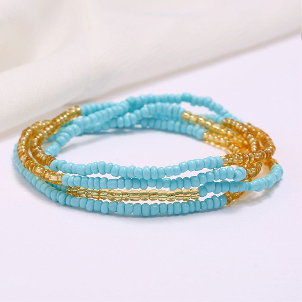 wholesale low price elastic women sexy belly rings waist beads chain weight loss body jewelry