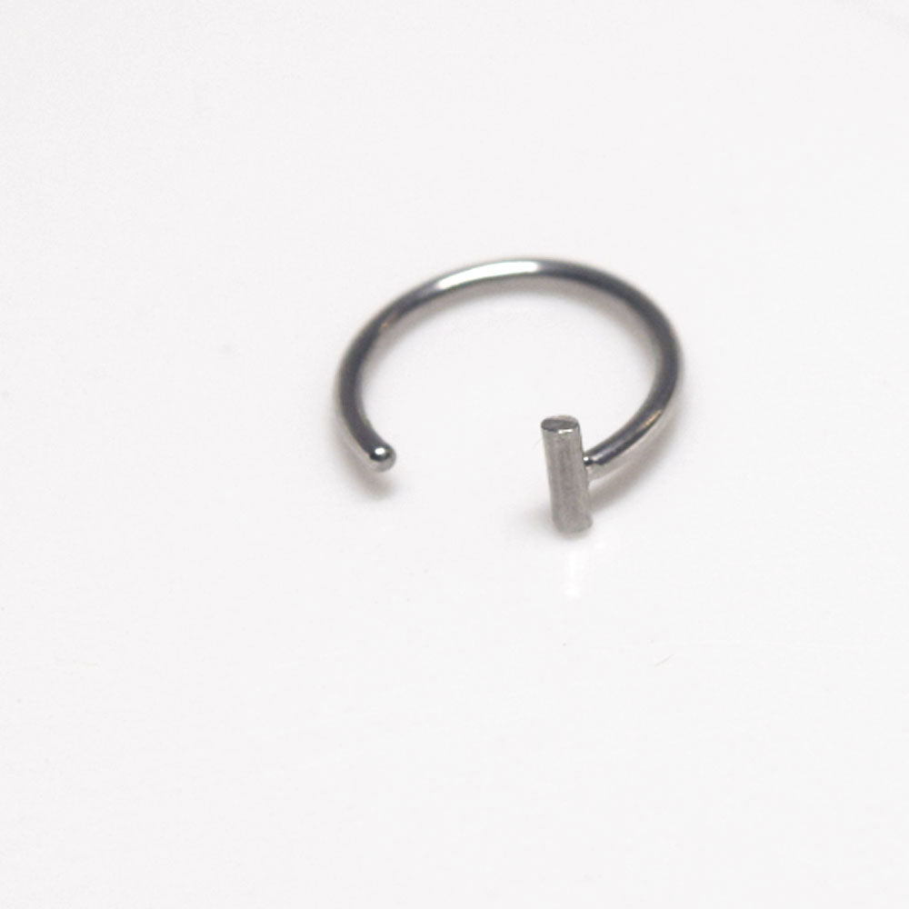 unisex stainless steel nose ring cuff clip on ring mouth lip ear opener rings jewelry