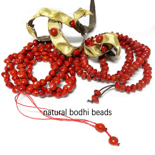 wholesale handmade 108 mala bracelet jewelry yoga meditation red bodhi seed beads