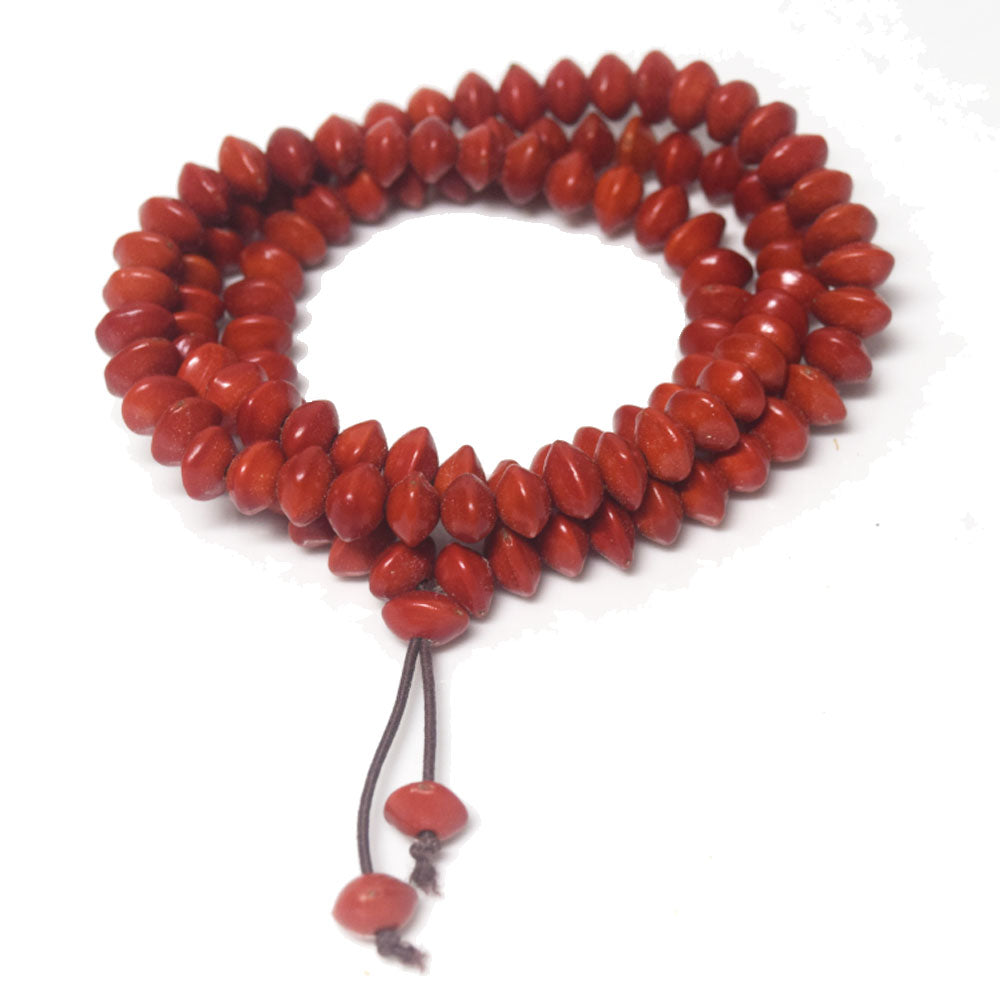 wholesale handmade 108 mala bracelet jewelry yoga meditation red bodhi seed beads