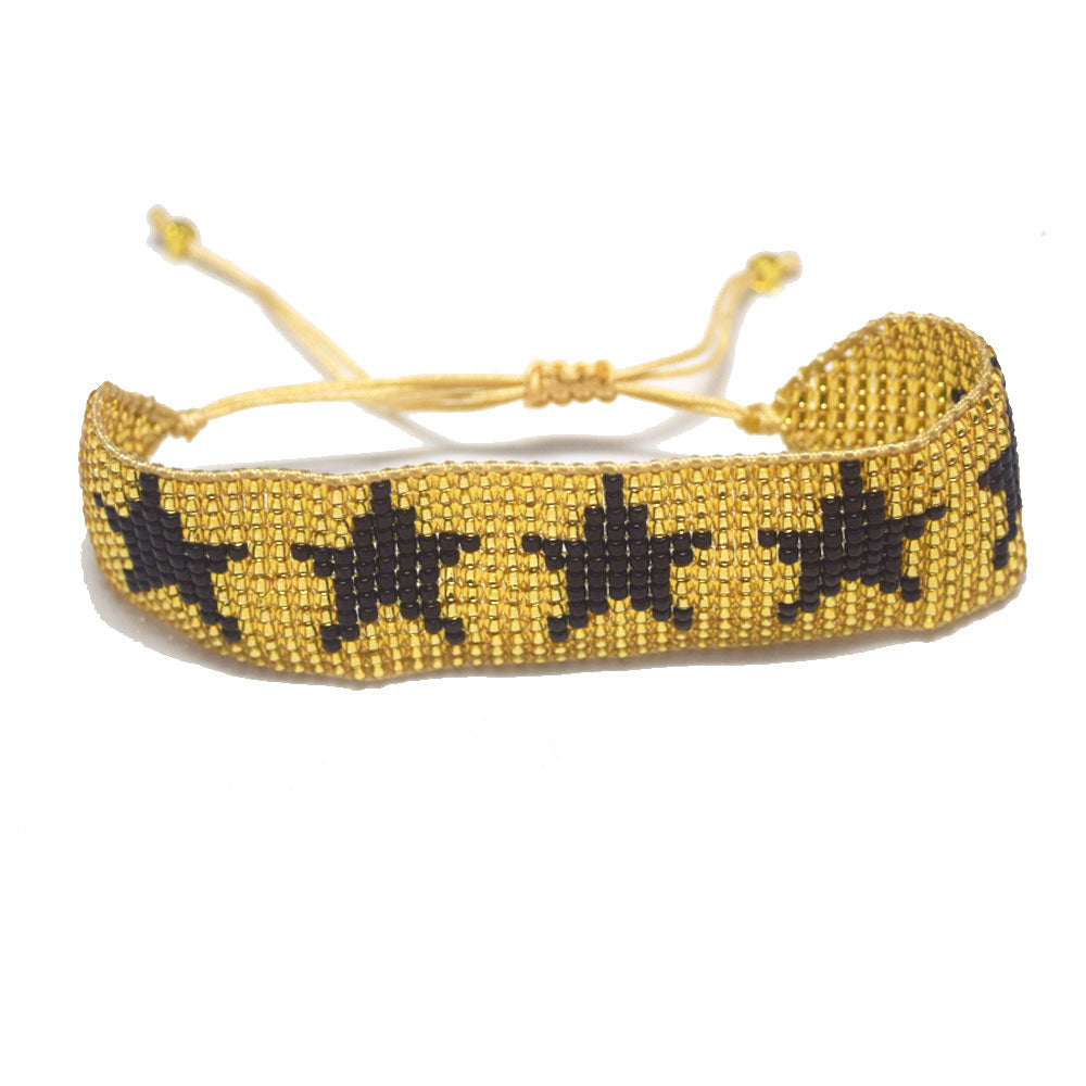 Wide Design MGB Beads Braided Star Bracelet Jewelry Bohemian Sea Beach Jewelry for Summer Season