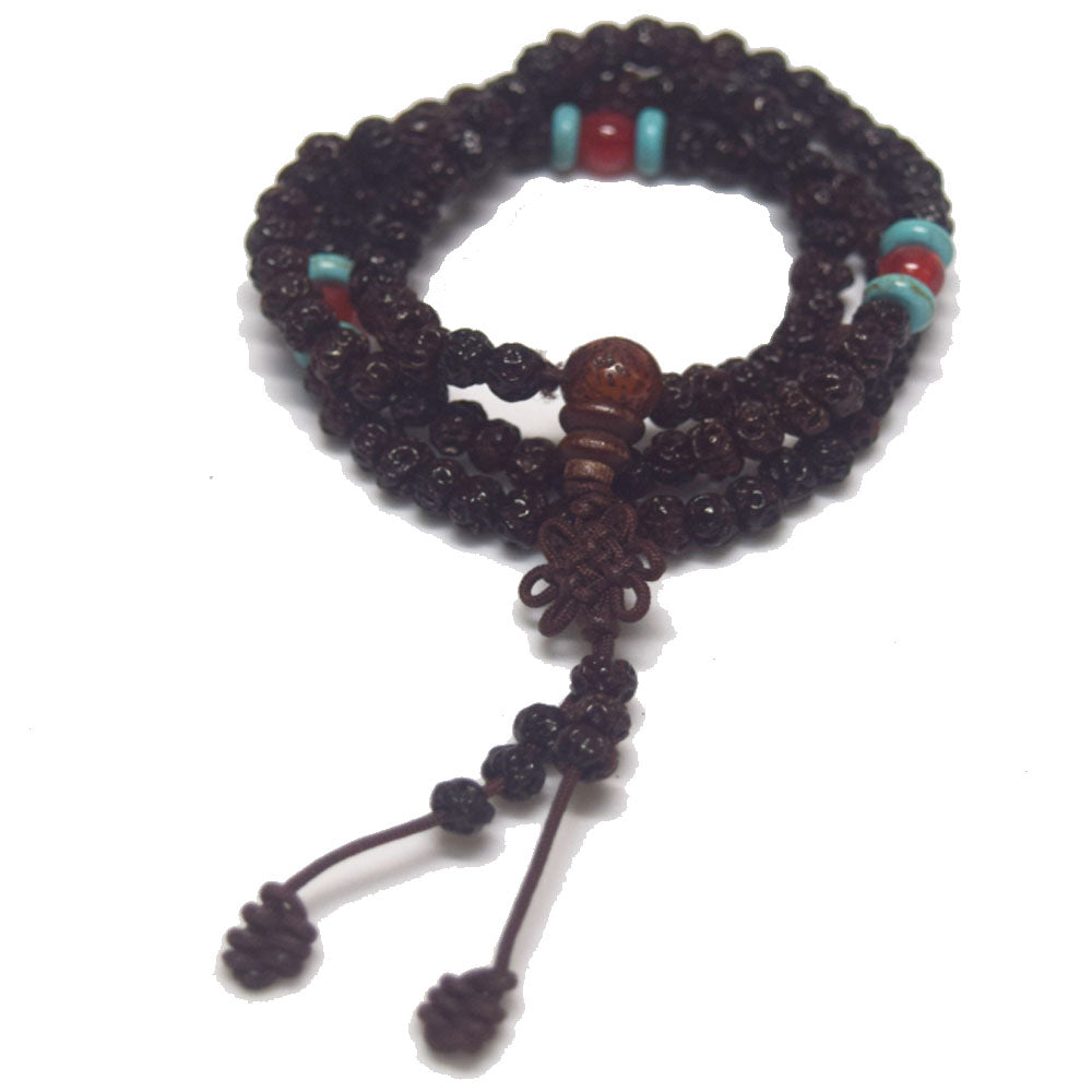 men's accessories ruyi Bodhi seeds 108 mala prayer beads Buddhist woven bracelet buddha Meditation fashion jewelry
