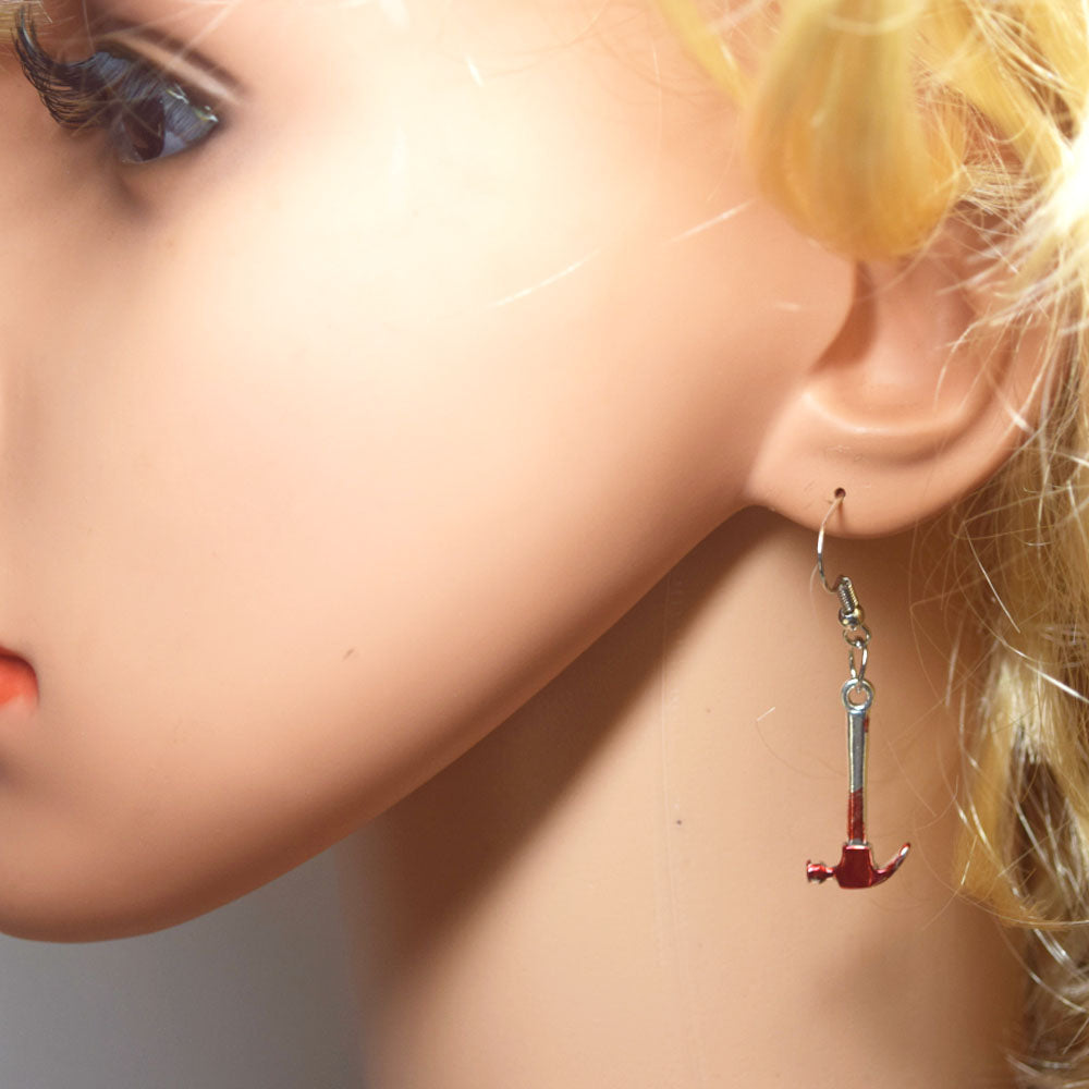 All Hallows' Day theme makeup party goth punk horrible frightened bloody earring jewelry earrings sublimation for women