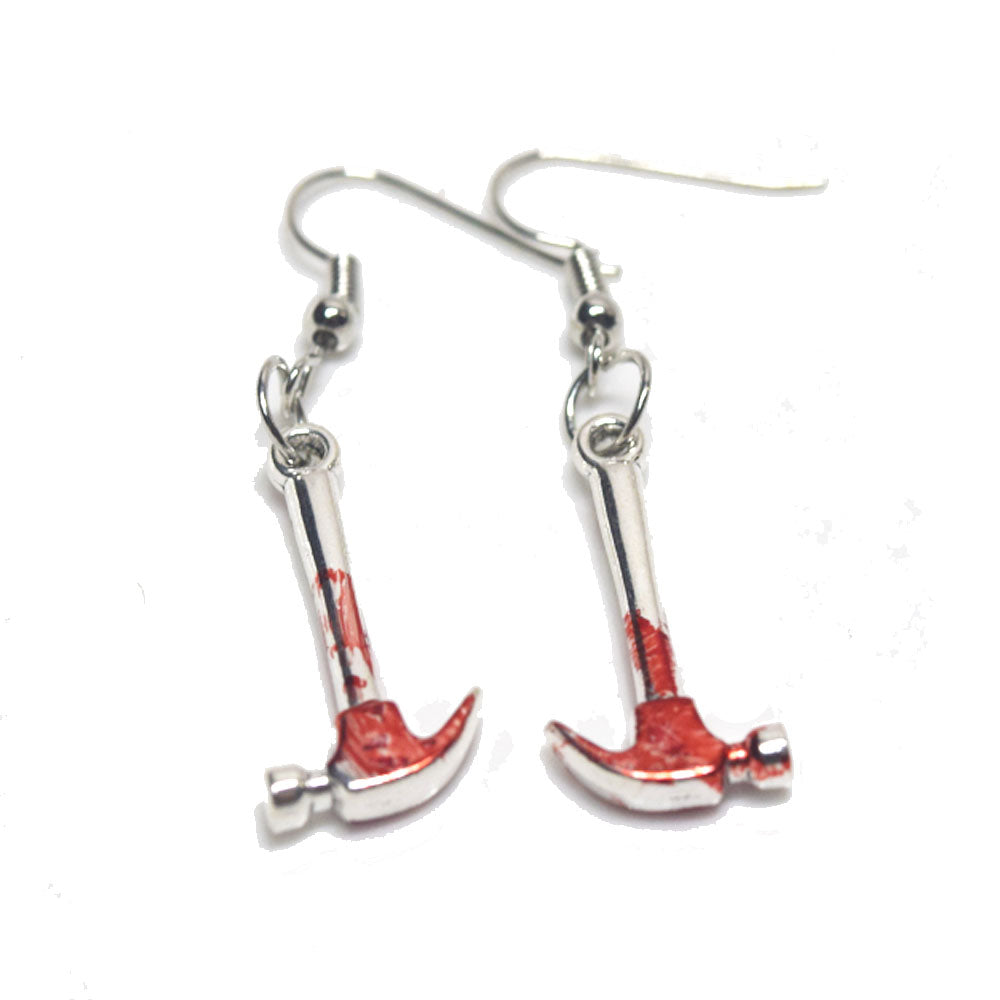 All Hallows' Day theme makeup party goth punk horrible frightened bloody earring jewelry earrings sublimation for women