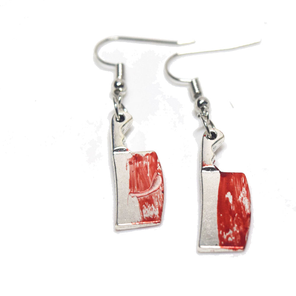 All Hallows' Day theme makeup party goth punk horrible frightened bloody earring jewelry earrings sublimation for women