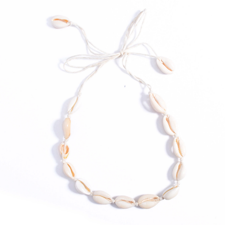 real white Sea Shell beads Woven Necklace 88.5CM long Choker Necklace jewelry for women