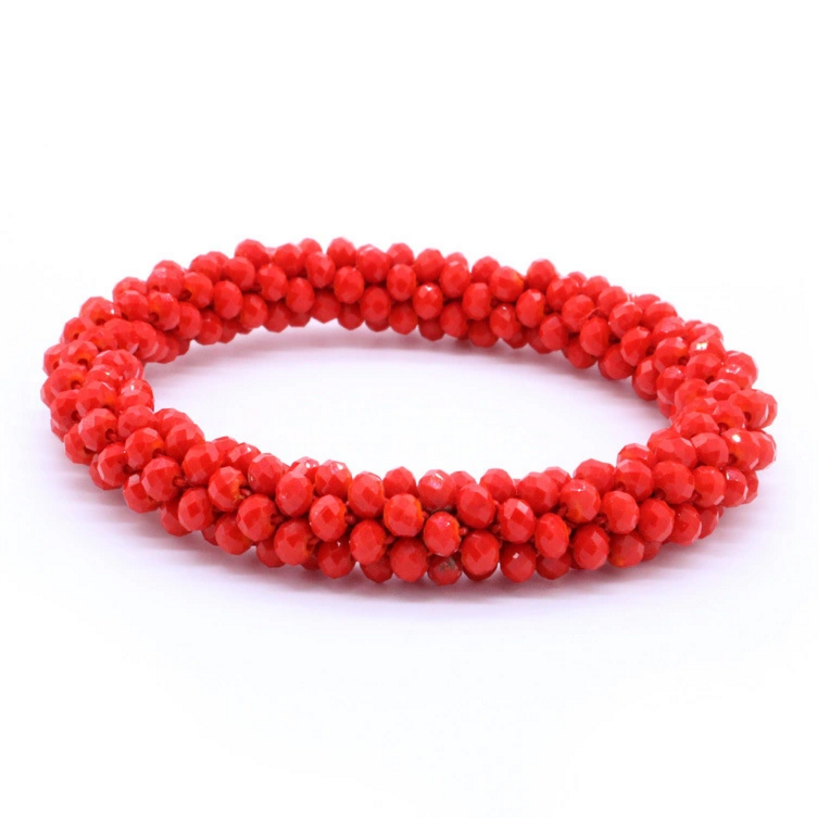 crystal rice seed beads weave nepal beaded bracelets wholesale 17 colors bracelet bangle jewelry 1cm wide handmade