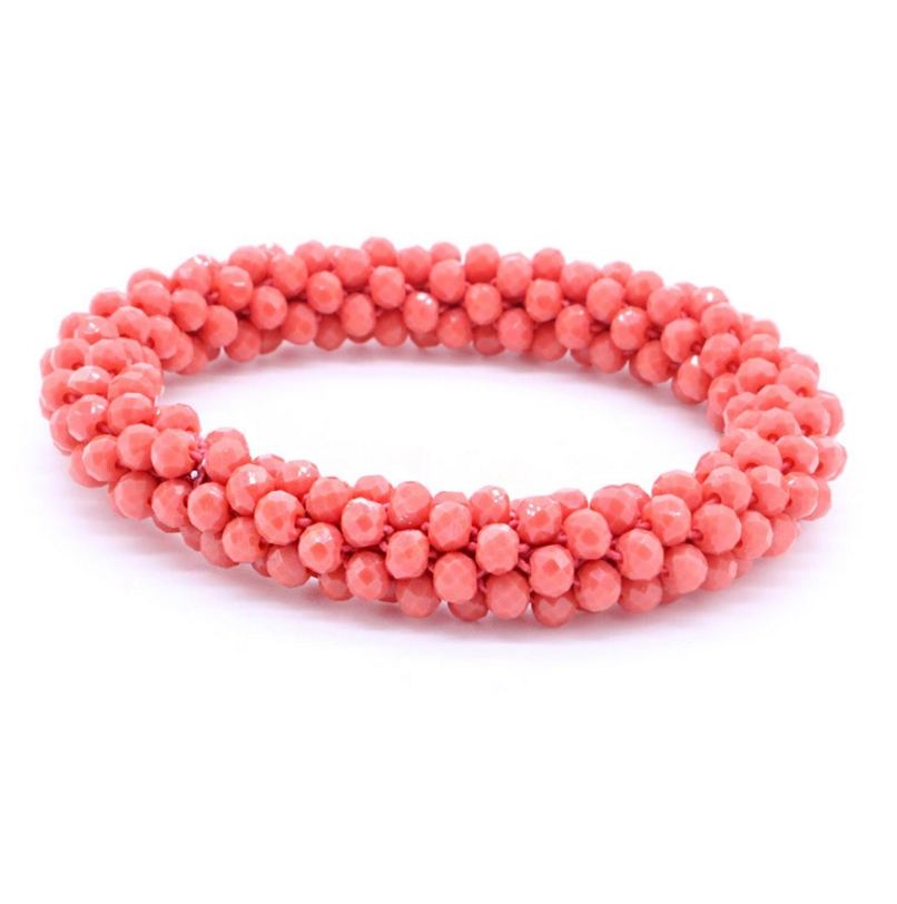crystal rice seed beads weave nepal beaded bracelets wholesale 17 colors bracelet bangle jewelry 1cm wide handmade