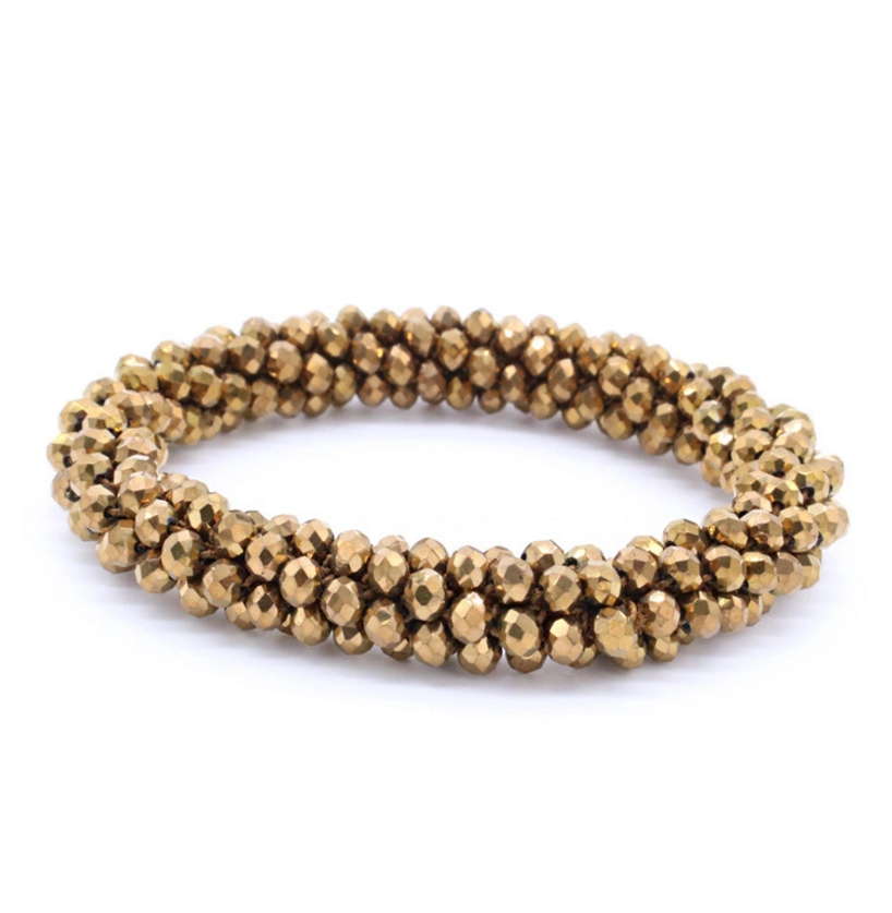 crystal rice seed beads weave nepal beaded bracelets wholesale 17 colors bracelet bangle jewelry 1cm wide handmade