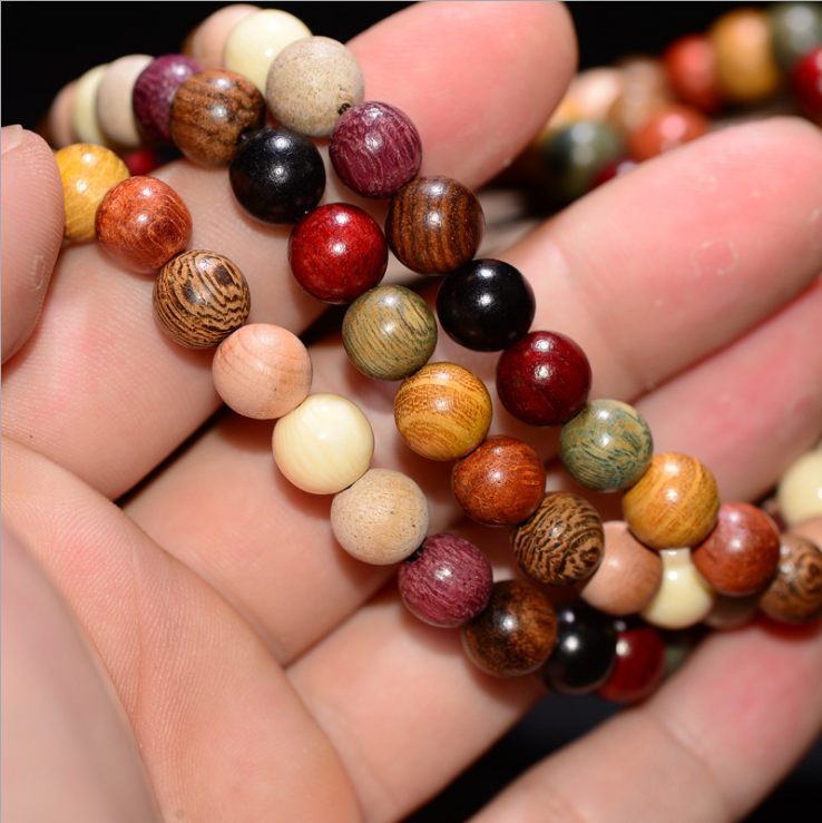 multi tibetan sandalwood prayer mala 108 beads wood bracelet jewelry