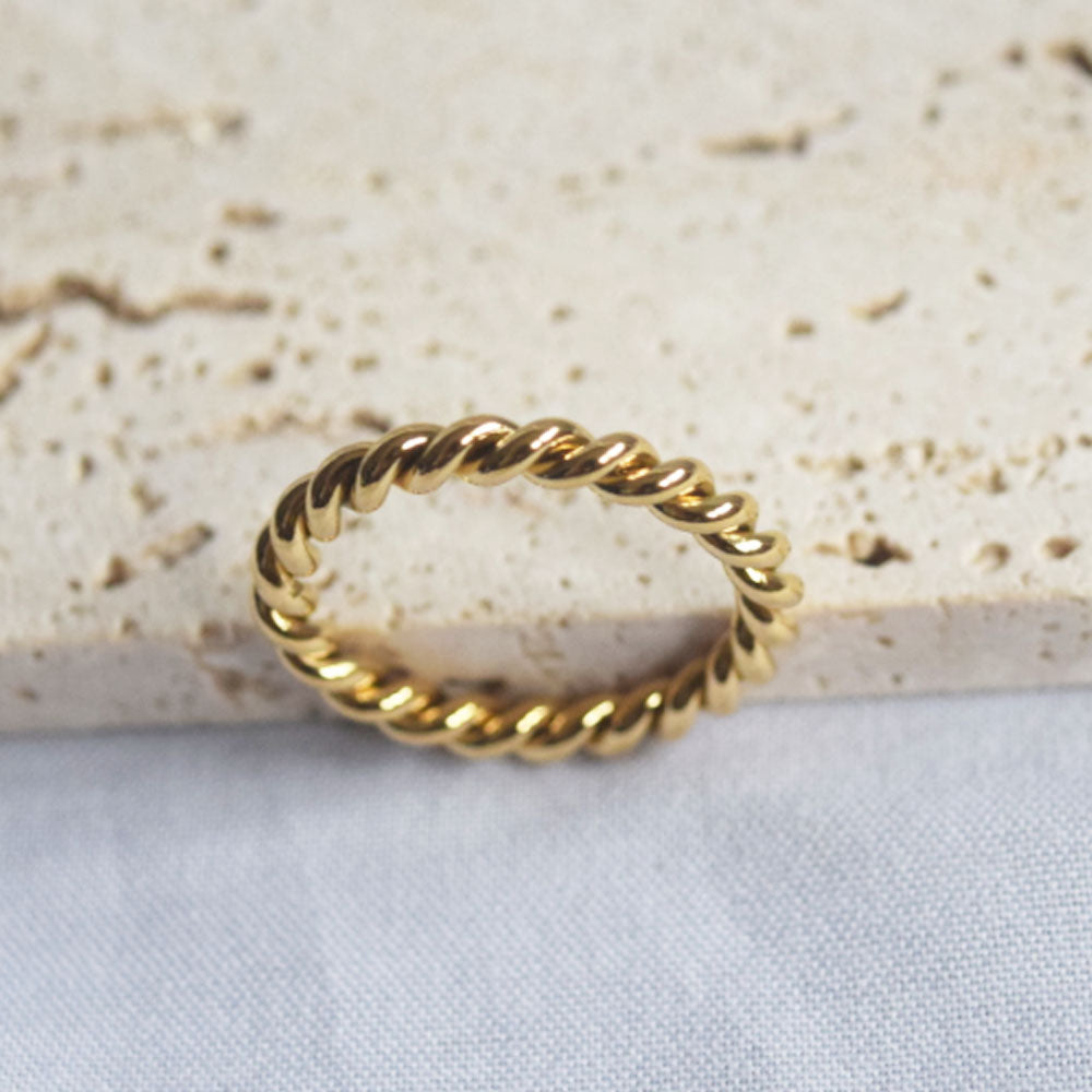 fantasy titanium stainless steel jewelry women thick chain rings aesthetic jewelry ring twist link china manufacturer supplier