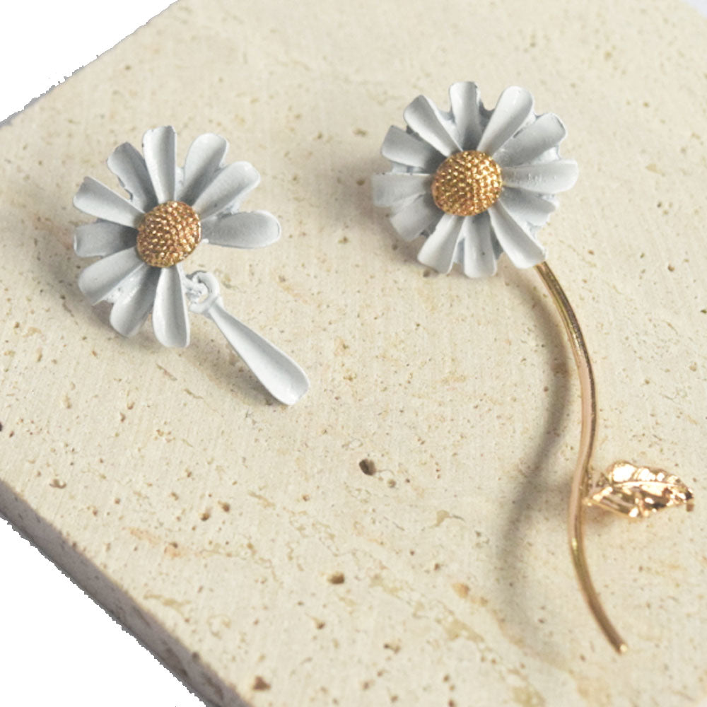 wholesale fashion brass alloy daisies daisy flower necklace earring bangle finger ring jewelry set jewelries supplier