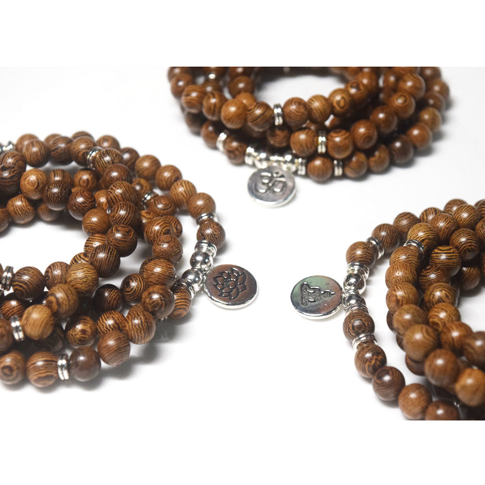 chicken wing wood 108 chakras in human body bead mala mantra mala meditation hindu prayer beads