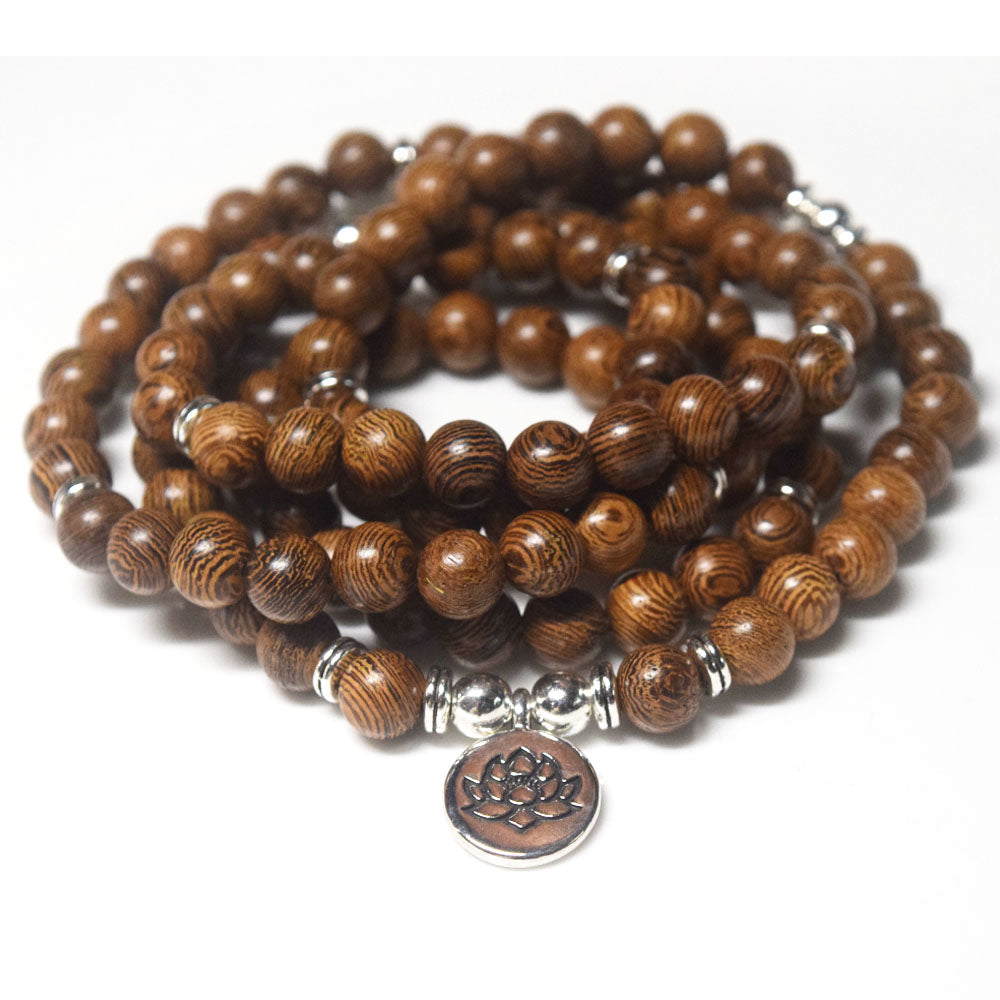 chicken wing wood 108 chakras in human body bead mala mantra mala meditation hindu prayer beads