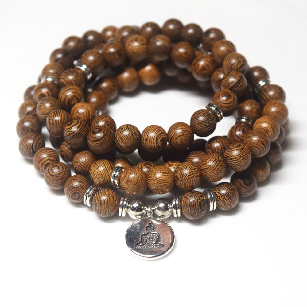 chicken wing wood 108 chakras in human body bead mala mantra mala meditation hindu prayer beads