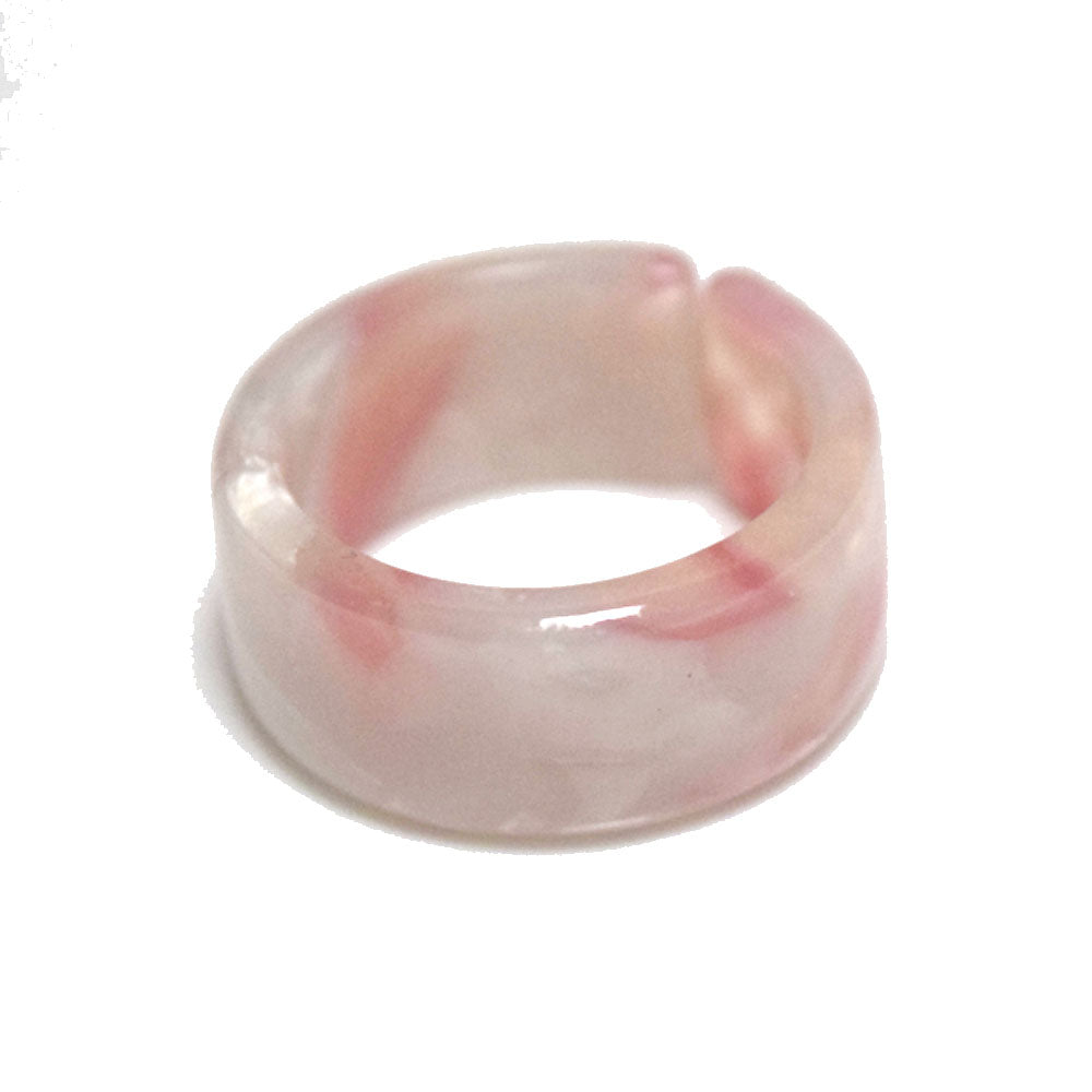 women acrylic resin finger rings jewelry open cuff design bulk