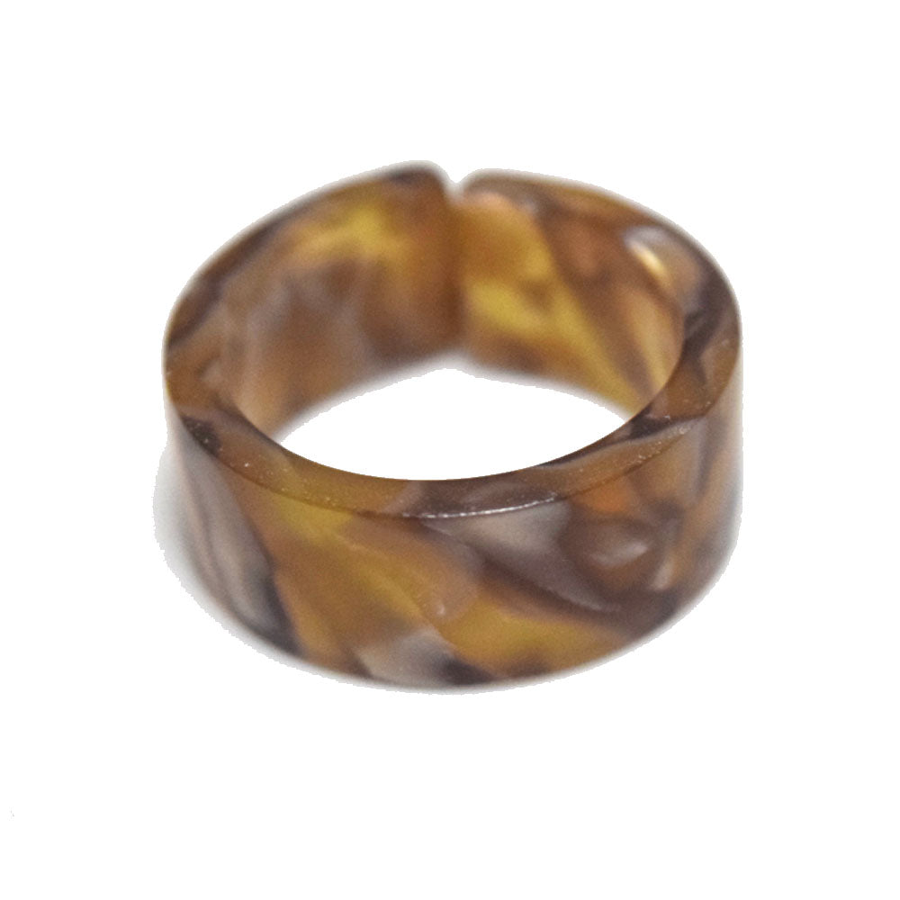 women acrylic resin finger rings jewelry open cuff design bulk