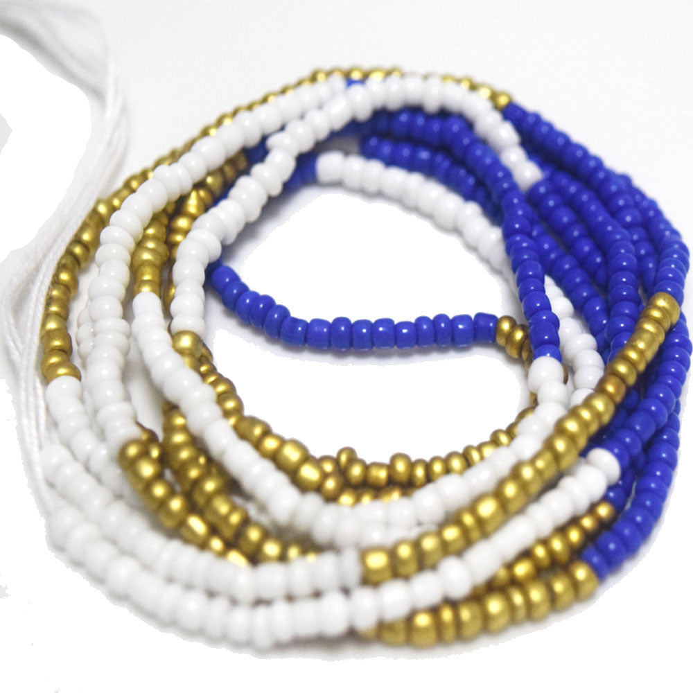 custom color available bulk of 50 inches handmade crystal rainbow tie on cotton thread waist beads for women belly chain