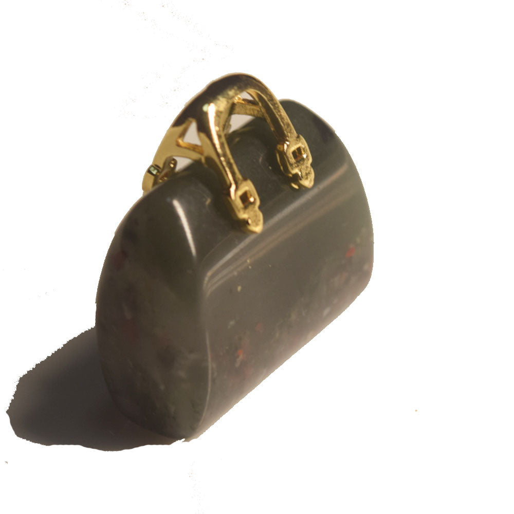 natural crystal amethyst tiger eye agate jade howlite pink quartz green stone handbag pendant only no chain necklace